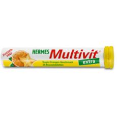 Hermes Multivit Extra Brausetabletten (20 Stk.) 熱帶水果柳橙口味 保存期限2020年5月