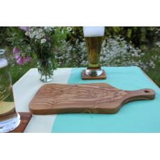 Olive Kuche 義大利 橄欖木砧板 曲線型切菜板(小) L38*W18*H2cm