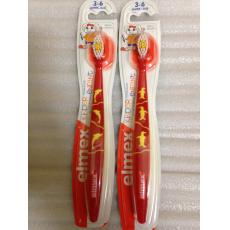 elmex 3 - 6歲以上牙刷 紅黃色