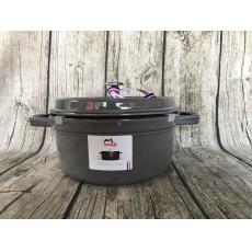 Staub 22公分 鑄鐵鍋圓鍋 灰色 