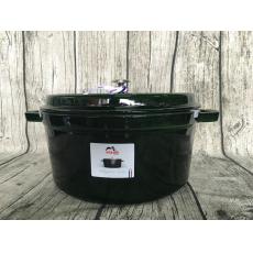 Staub 28公分 圓鍋  蘿勒綠