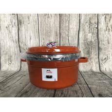 Staub 鑄鐵圓鍋 含蒸鍋 26公分 焦糖色 