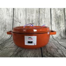 Staub 燉淺鍋 焦糖色 26公分
