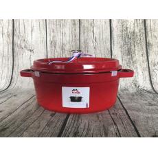 Staub 23公分 橢圓鍋 櫻桃紅2.35L