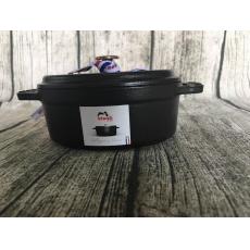 Staub 11公分0.25L 黑色 橢圓
