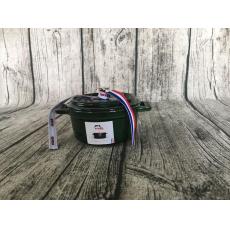 Staub 迷你鐵鑄鍋 九層塔綠色 10公分 0.25L