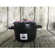 Staub 鑄鐵圓鍋 14 公分 黑色 