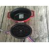 Staub 11公分0.25L  櫻桃紅 橢圓