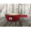 Staub 23公分2.6L 單柄牛奶起士鑄鐵鍋 櫻桃色