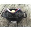 Staub 11公分0.25L 黑色 橢圓