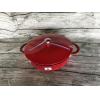 Staub 28 cm 多功能鑄鐵蜂巢炒鍋 櫻桃紅