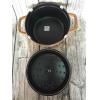 Staub 22公分 圓鍋 芥末黃  