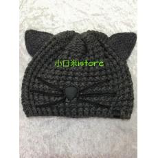 Karl Lagerfeld 明星款貓帽 灰色