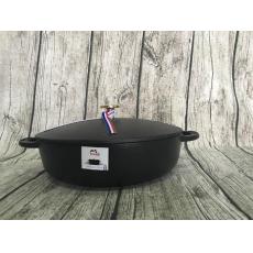 STaub 24 cm 多功能鑄鐵蜂巢炒鍋 黑色