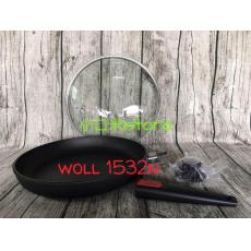Woll 1532N 32公分圓形平底鍋 安全鍋蓋  (手把可拆)