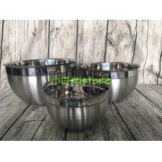 Rösle  五金精品- 不鏽鋼調理盆三件組15700 Schüsselset 3-teilig Edelstahl Neu!