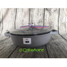 Staub 24公分 石墨灰 水滴鍋
