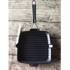 ZWILLING  牛排鍋 方形烤盤 矽膠把手 24*24公分