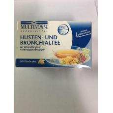 MULTINORM Arzneitee Husten und Bronchialtee草本支氣管茶保存期限2017年7月