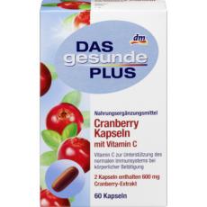 德國 Mivolis 蔓越莓Cranberry+維生素C膠囊 60 St德國代購
