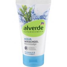 alverde NATURKOSMETIK Aqua Hydro Waschgel Meeresalge, 海藻洗面凝膠 150 ml保存期限2020年1月