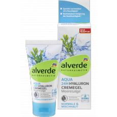alverde NATURKOSMETIK Tagespflege Aqua 24h Hyaluron Hydro Cremegel Meeresalge, 50 ml保存期限2019年5月