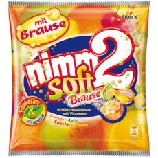 德國Strock nimm2 維他命水果軟糖Brause 發泡碇夾心酸 家庭號345g 保存期限2018年11月