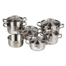 WMF Gourmet Plus (07 2007 6030), 7tlg, Induktionsgeeignet不鏽鋼鍋七件組(燉鍋.湯鍋.長柄鍋.蒸籠)