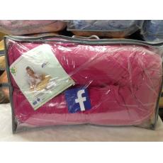 純棉平織布 Das Original Theraline ink. Bezug 44 Fuchsia Jersey 桃紅色哺乳枕 餵乳枕 樂活枕 靠墊 190x38cm