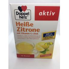 德國Doppelherz 多寶雙心 - 檸檬C飲 熱飲 Vitamin C + 鋅 Zink 沖泡粉 15gx10包 德國代購