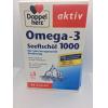 德國 Doppelherz aktiv Omega-3 Seefischöl 1000mg 80粒  深海魚油膠囊 德國代購