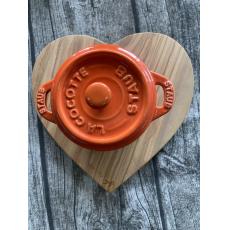 Staub 迷你 圓鍋 Mini Cocotte 10cm 陽光橘