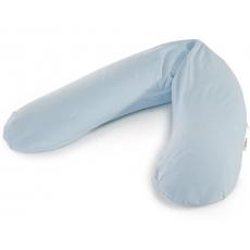 現貨Theraline 哺乳育嬰月亮枕 純棉平織布 粉彩藍枕套82 Cover Jersey 82 Uni Blue for the Original Nursing Pillow 孕婦枕 哺乳枕 餵乳枕 樂活枕 靠墊 190x38cm