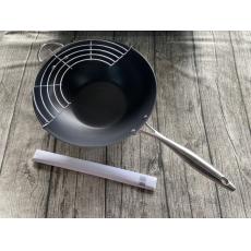 丹麥思康鍋 Scanpan 32cm單柄中華炒鍋 (含一雙調理長筷.滴油架)