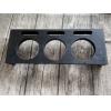 Staub  for 3 Mini Cocottes 木架 10cm 鑄鐵鍋 收納架 黑色