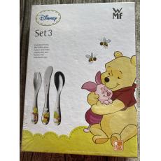 德國 WMF 迪士尼小熊維尼 兒童餐具 兒童刀叉 三件組 1-3歲