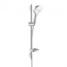 Hansgrohe 雨中之舞 Select E 120 浴杆蓮蓬頭組 白色 65cm 附皂盤