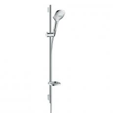 Hansgrohe 雨中之舞 Select E 120 浴杆蓮蓬頭組 亮鉻色 90cm 附皂盤 