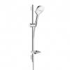 Hansgrohe 雨中之舞 Select E 120 浴杆蓮蓬頭組 白色 65cm 附皂盤