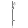 Hansgrohe 雨中之舞 Select E 120 浴杆蓮蓬頭組 亮鉻色 90cm 附皂盤 