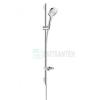 Hansgrohe 雨中之舞 Select E 120 浴杆蓮蓬頭組 白色 90cm 附皂盤