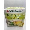 德國BH草本茶系列 Bad Heilbrunner heiße zitrone mit limette 酸橙熱檸檬口味 花果茶茶包 草本茶 每盒15入*2.5g 代購 