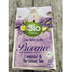德國 dm Bio  Eine Reise in die Provence Lavendel & Verbenen Tee, (20 x 2g), 40 g 薰衣草馬鞭草茶 一盒20包 代購