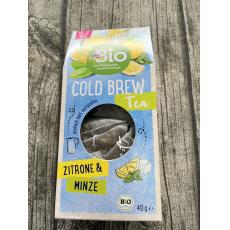 德國 dm Bio Cold Brew Tee, Zitrone Minze (16 x 2.5g), 40 g 檸檬薄荷冷泡茶 一盒16包 代購