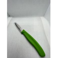 瑞士維氏Victorinox 廚房 水果蔬菜刀 8公分 綠色波浪款