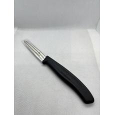 瑞士維氏Victorinox 廚房 水果蔬菜刀 8公分 黑色無波浪款