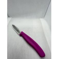 瑞士維氏Victorinox 廚房 水果蔬菜刀 8公分 粉紅色無波浪款