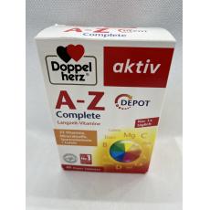 德國 Doppelherz 多寶雙心 - A~Z綜合維他命 + 葉華素  代購 Doppelherz A-Z Complete Depot Tabletten 40 St