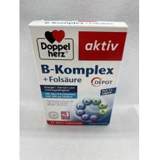 德國 Doppelherz aktiv B-Komplex + Folsäure Depot 維他命B群 + 葉酸 德國代購