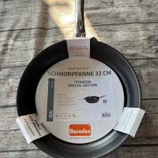 寶迪 黑鑽 32公分 平底深炒鍋 TITANIUM SPECIAL EDITION Schmorpfanne 32 cm 
